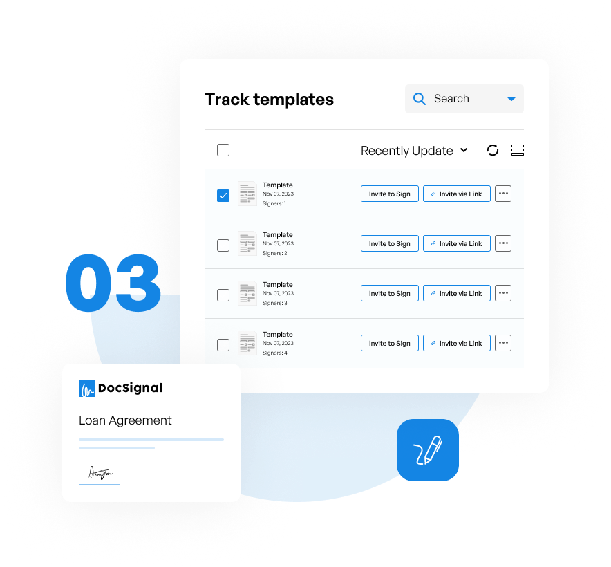 Track and manage