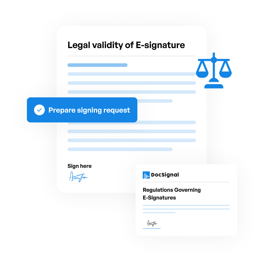 Legal validity of  <b>E-signatures</b>
