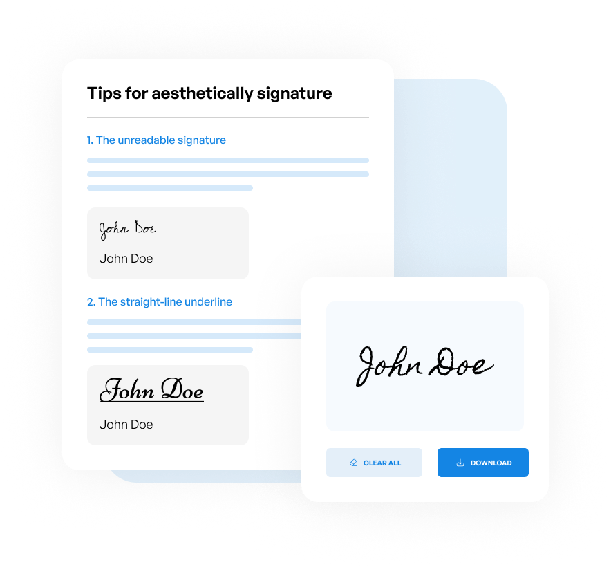 Tips for creating a powerful, legible, and aesthetically pleasing signature